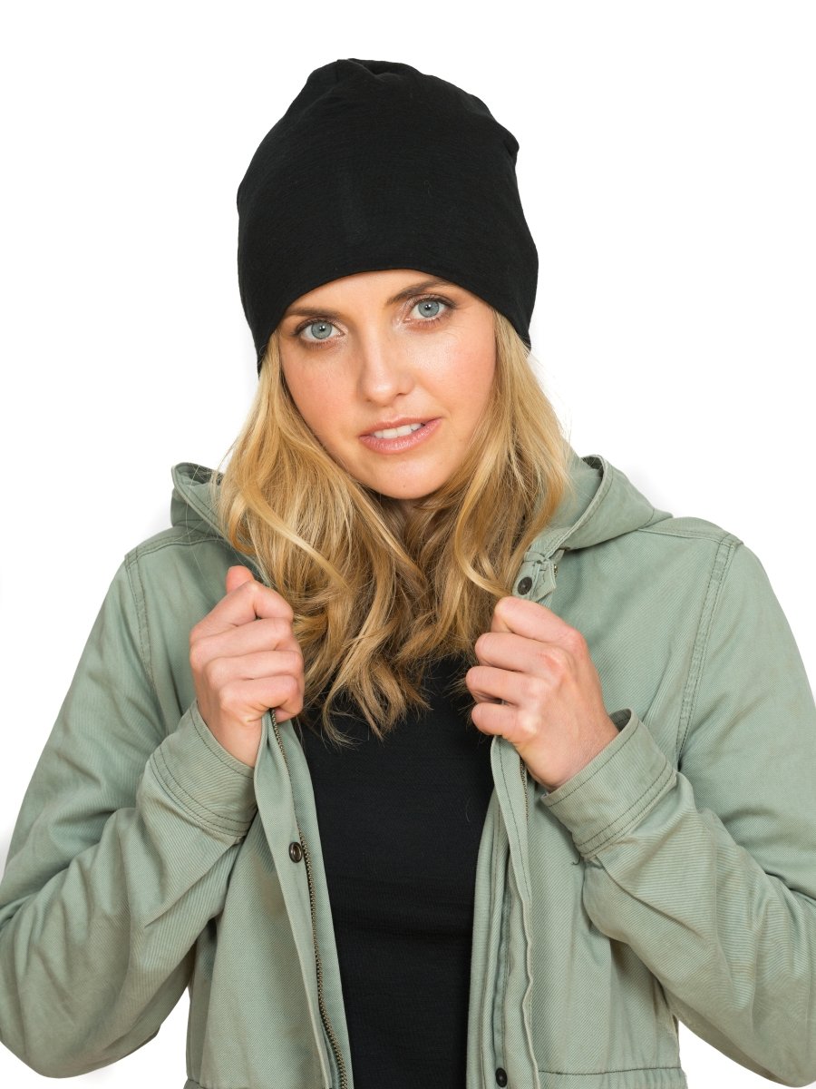 Merino Beanie with Dual - Layer - Brass Monkeys - Smart Merino New Zealand