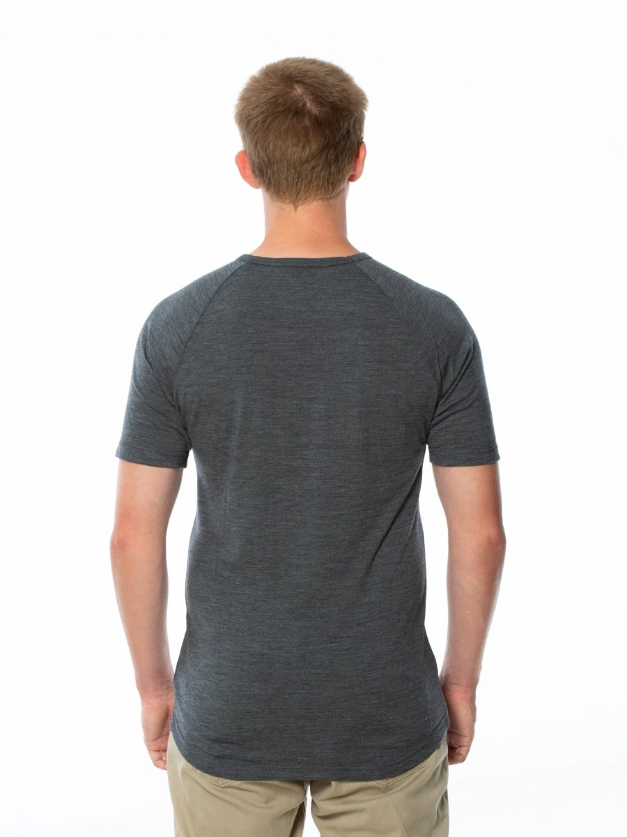 Merino Short Sleeve V Neck - Brass Monkeys - Smart Merino New Zealand