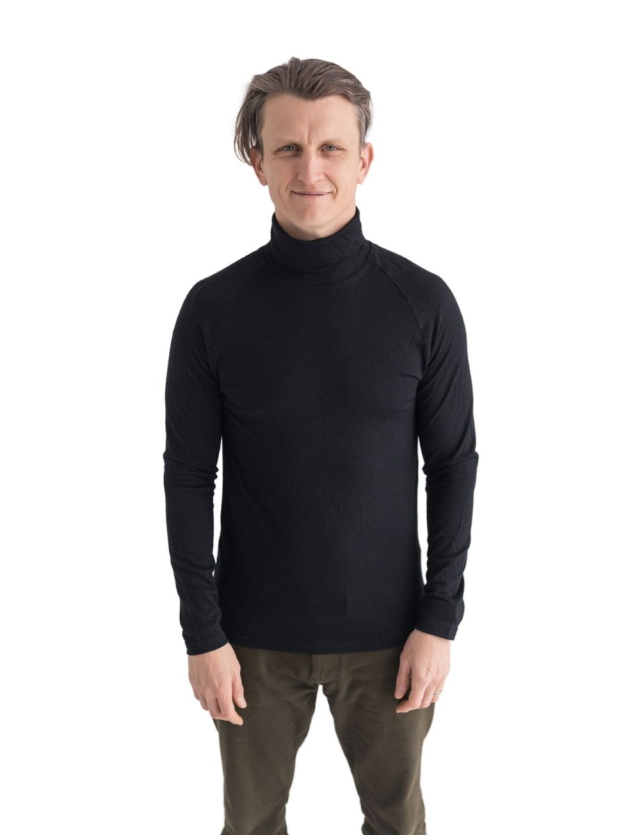 Merino Turtleneck Skivvy - Brass Monkeys - Smart Merino New Zealand