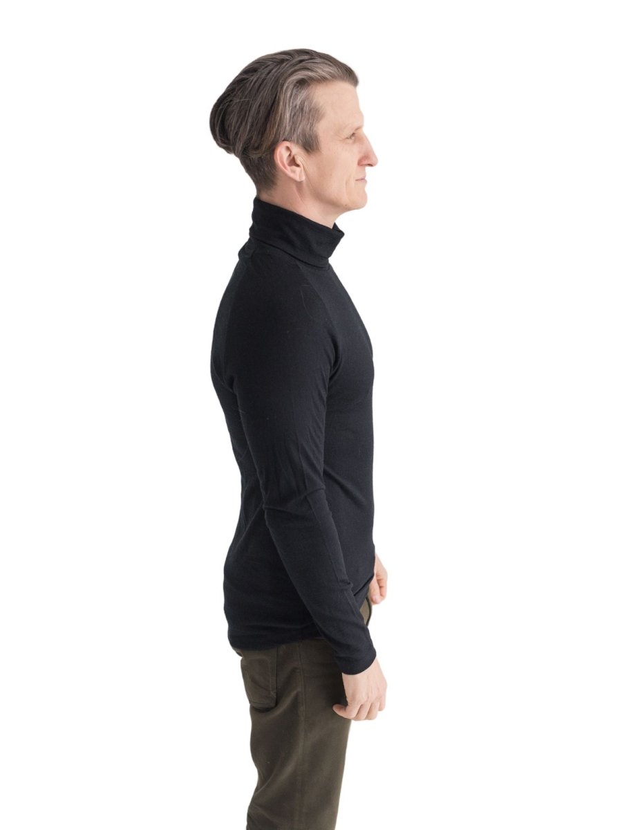 Merino Turtleneck Skivvy - Brass Monkeys - Smart Merino New Zealand