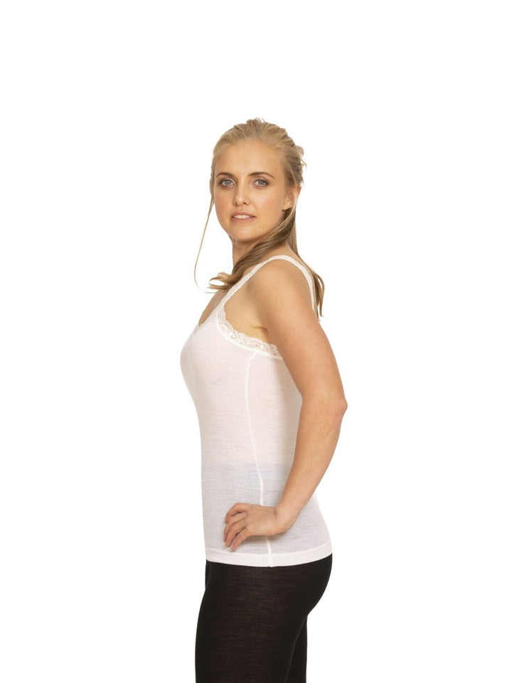 Merino Lace Camisole - Nature's Secret - Smart Merino New Zealand