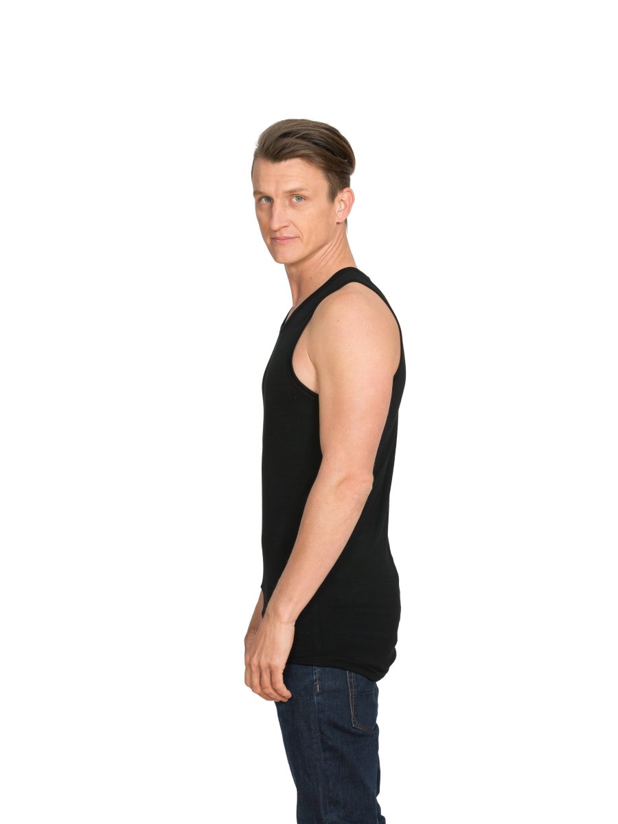 Merino Men's Singlet - Brass Monkeys - Smart Merino New Zealand