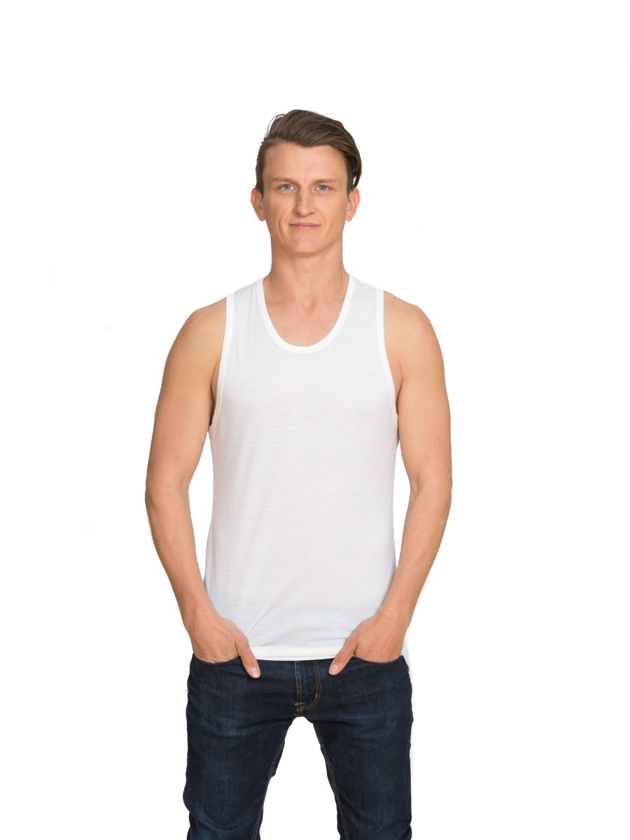 Merino Men's Singlet - Brass Monkeys - Smart Merino New Zealand