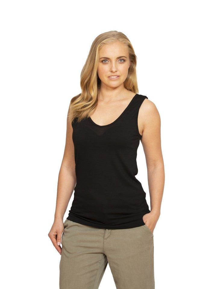 Merino Reversible Singlet - Nature's Secret - Smart Merino New Zealand