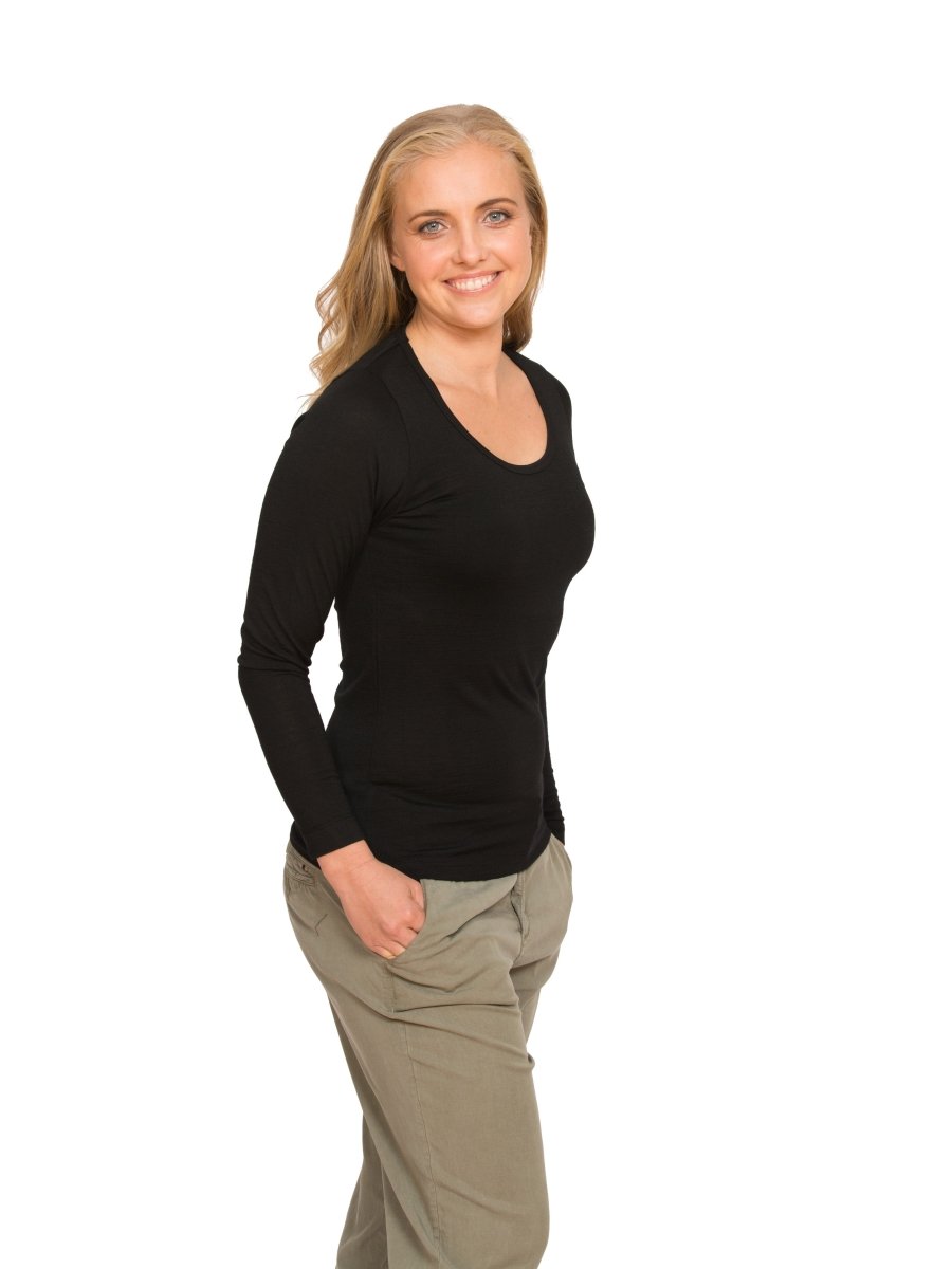 Merino Scoop Neck Top - From Merino With Love - Smart Merino New Zealand