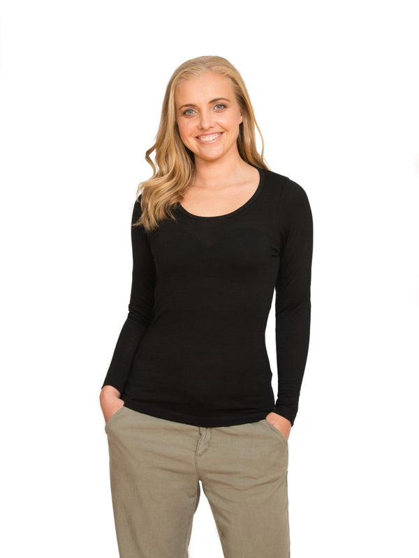 Merino Scoop Neck Top - From Merino With Love - Smart Merino New Zealand